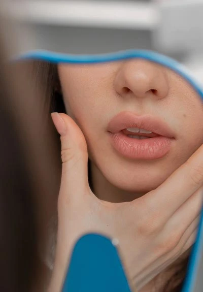 closeup of a Universal Dentistry patient's smile